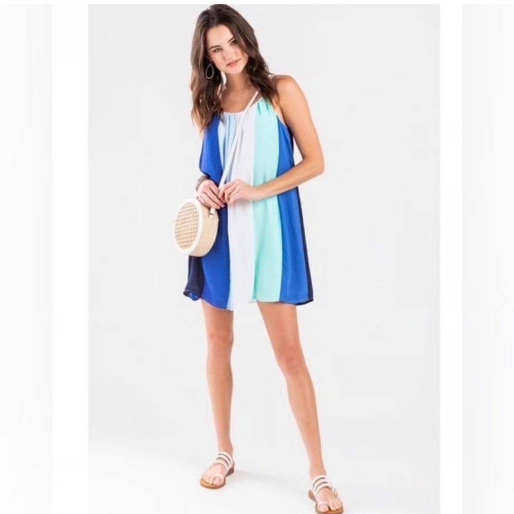 Francesca's shade of blue dress